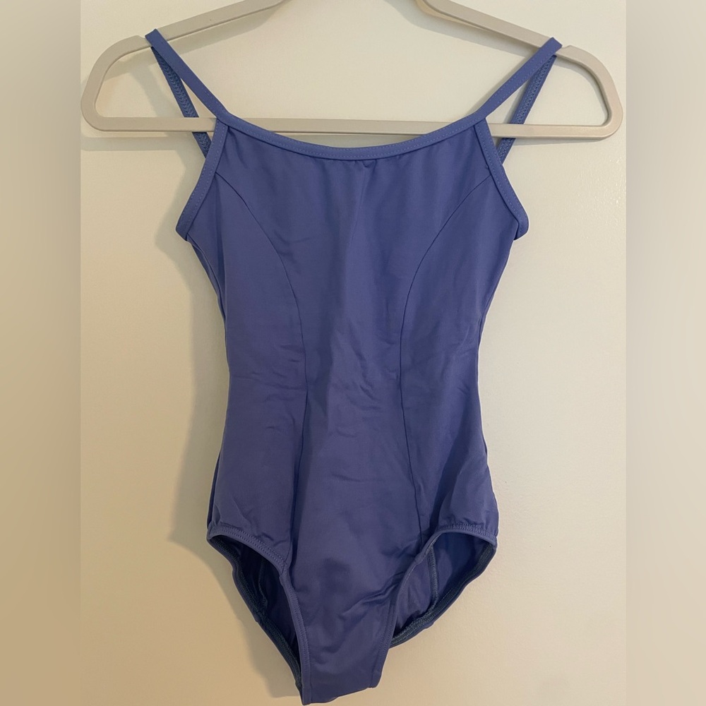 Princess Seam Ballet Camisole Leotard in Periwinkle Adult Small